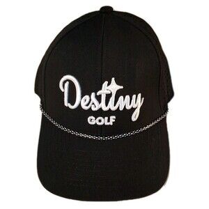 Destiny Golf Hat Gaming stretch Cap Black one size baseball hat
